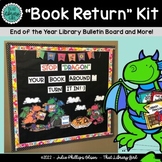 Library Decor Bulletin Board - Dragon Theme End of the Yea