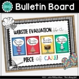 Library Decor | Website Evaluation Bulletin Board | C.A.K.