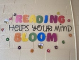 Library Display (Reading helps your mind bloom)