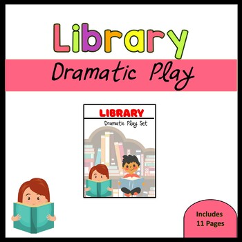 Preview of Library Dramatic Play Set