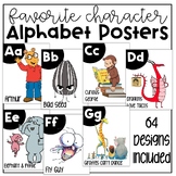 Library Favorite Book Characters Printable Alphabet Letter