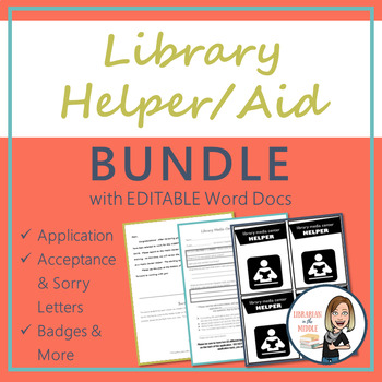 Preview of Library Helper Aid Bundle