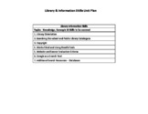 Library Information Skills Course Unit Plan and Detailed L