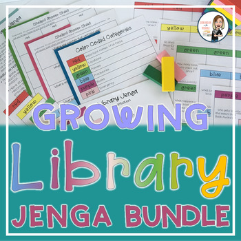 Preview of Library Jenga Style Game Bundle