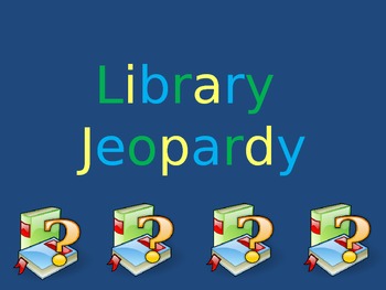 Preview of Library Jeopardy
