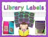 Library Labels - Chalkboard Brights!