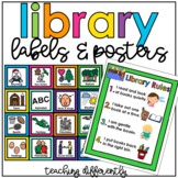 Library Labels for Autism or Special Education