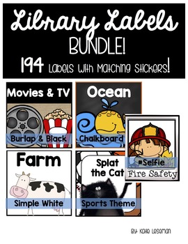 Preview of Library Labels - The Bundle!