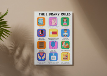 Preview of Library Legends: Elementary School Library Rules Bundle