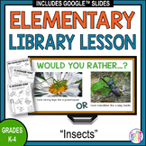Library Lessons for Spring -- Insects -- Storytime