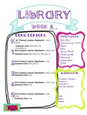 Library Lesson Plans K-5 Week 6