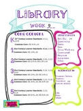 Library Lesson Plans K-5 Week 9