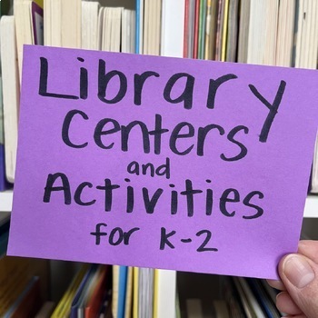 Preview of Library Centers and Activities | Includes Nine Read Aloud Lessons