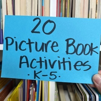 Preview of Library Lessons - Picture Book Activities | 20 Activities for $20 | Group 1