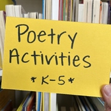 Library Lessons - Poetry Activities | Six Picture Book Act