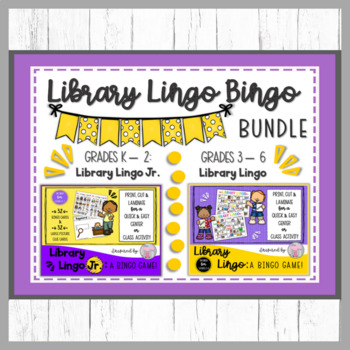 Preview of Library Lingo Bingo Bundle