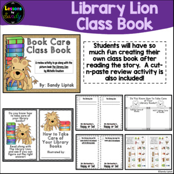 Preview of Library Lion Class Book