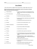 Library Literacy Worksheets