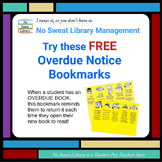Library Management: Overdue Notice Bookmark Sampler - FREE