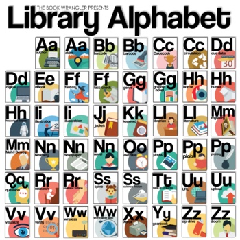 Preview of Library Media Center Alphabet and Word Wall