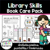 Library Skills- Book Care Activity Pack