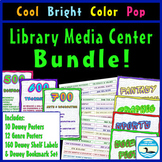 Library Media Center Bundle, Cool Bright Color Pop Ed.