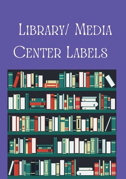 Preview of Library/ Media Center Labels