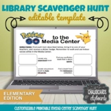 Library Media Center Scavenger Hunt