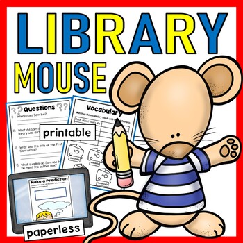 Preview of Library Mouse Book Study - Distance Learning - New!!