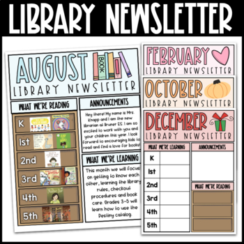 Preview of Library Newsletter