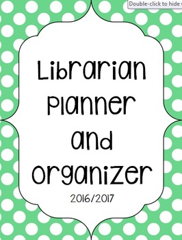 Preview of Library Organization Notebook / Lesson Planner