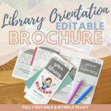 Library Orientation Brochure for Back to School [Editable]