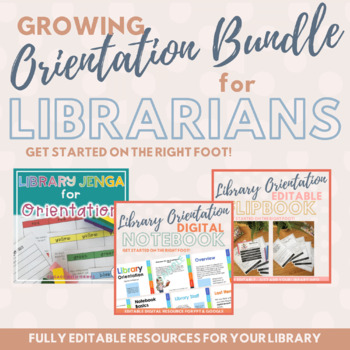 Preview of Library Orientation Bundle