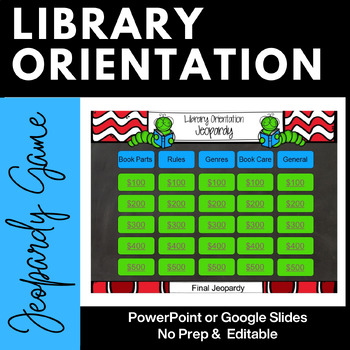 Preview of Library Orientation Jeopardy
