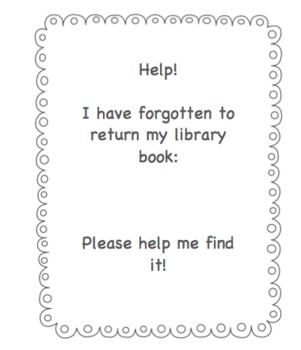 Preview of Library Overdue Book Item Notice