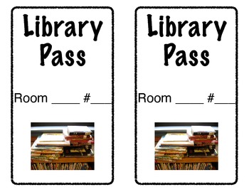 Library Passes by Tiffany Ray  Teachers Pay Teachers