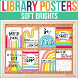 Library Posters | Soft Brights | EDITABLE