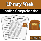 Library Reading Comprehension for 4th/6th | Library Week A