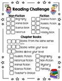 Library Reading Genre Challenge