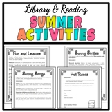 Library Reading Summer Activities | May Sub Plans