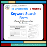 Library Research Skill: Keyword Search Form for Students-w