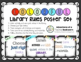 Library Rules Poster Pack