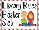 Library Rules Poster Set