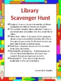 Library Scavenger Hunt