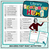 Library Scavenger Hunt Activity (4th Grade and Up)