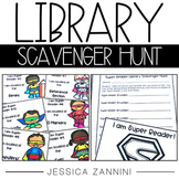 Library Scavenger Hunt - Elementary Library Lessons