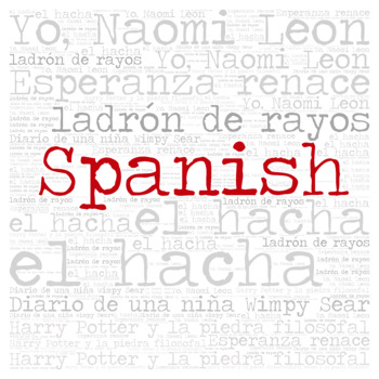 Library Sign: SPANISH by Staci Cox | TPT