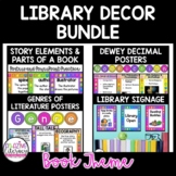 Story Elements and Parts of a Book Posters BOOK THEME | TPT