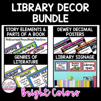 Preview of Library Signs and Posters BRIGHTS
