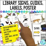 Library Signs, Shelf Labels, Guides and Poster | Dewey Dec